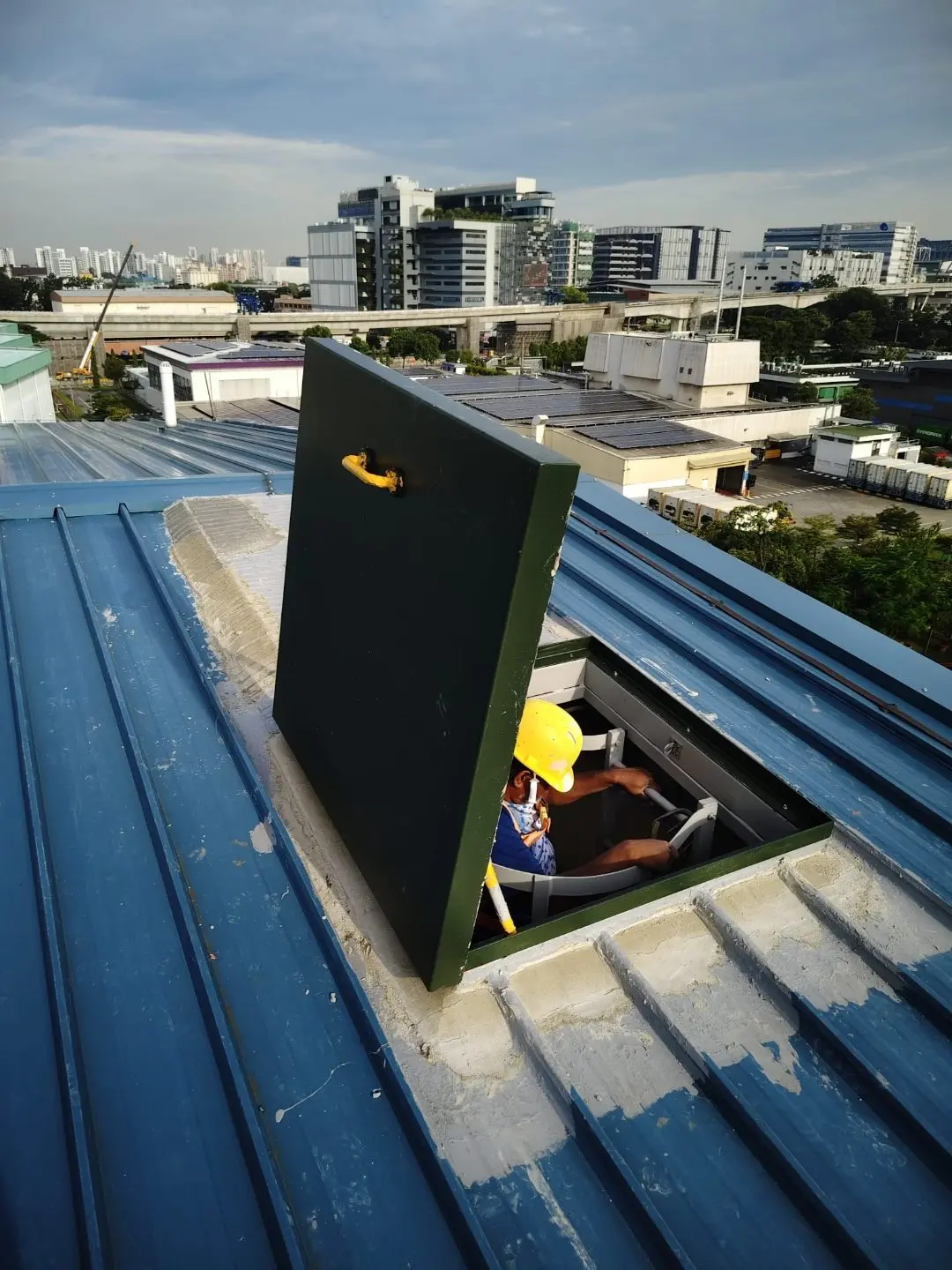 Wan Lee cat ladder installation used for material selection reference