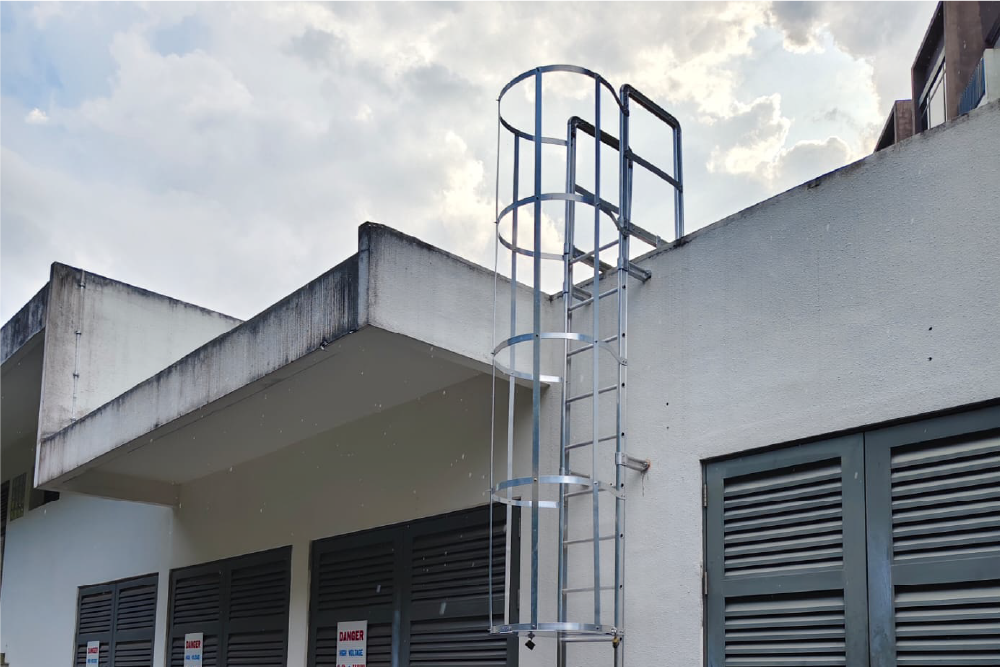 Aluminium cat ladder supply and installation